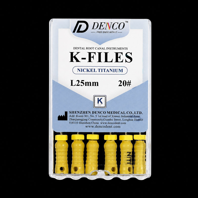 کا فایل دستی k-file نیکل تیتانیوم طول 25mm- دنکو