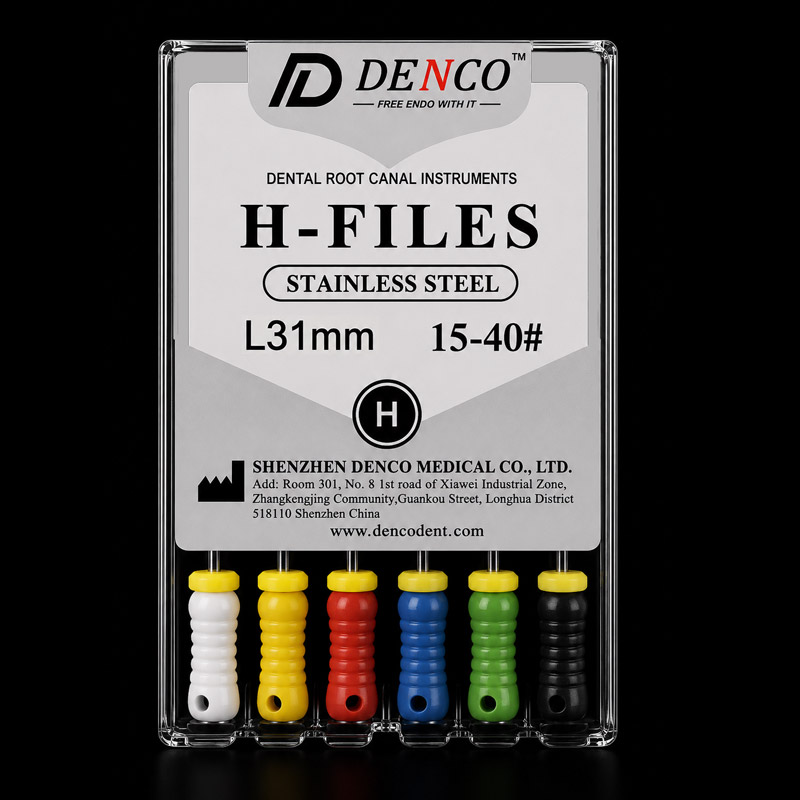 فایل دستی هدستروم H-file طول 31mm- دنکو - 2