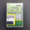 کا فایل دستی k-file استیل طول 25mm مانی اصلی - 1