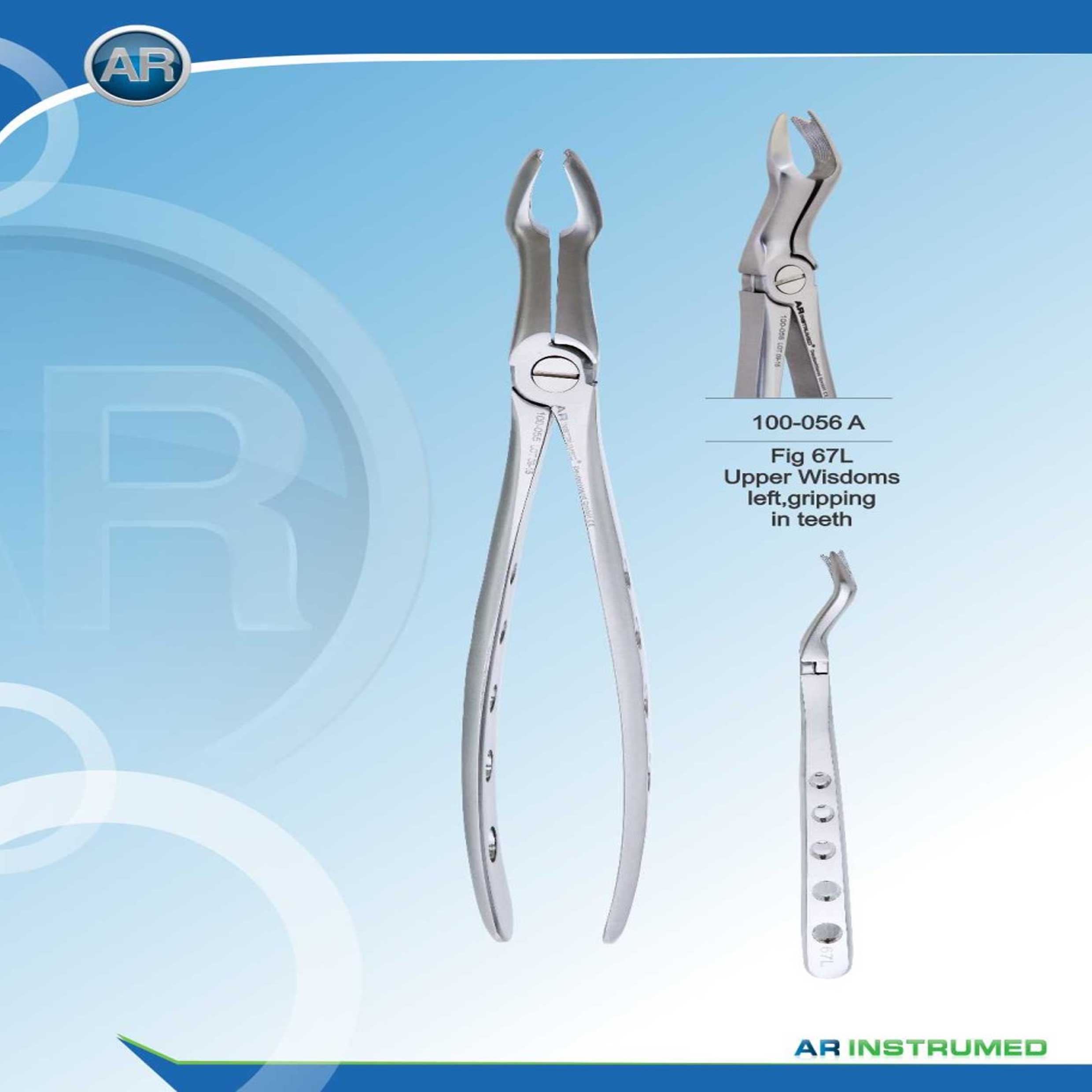 فورسپس عقل بالا چپ دسته سوراخدار (AR Instrumed)