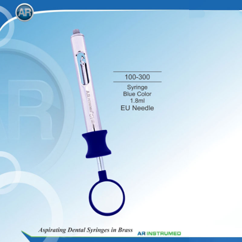 سرنگ آسپیره دار دسته آبی (AR Instrumed)