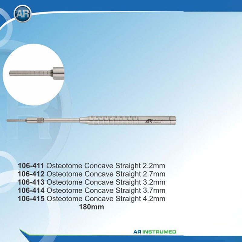 ست استئوتوم مستقیم 5 عددی (2mm-5mm)