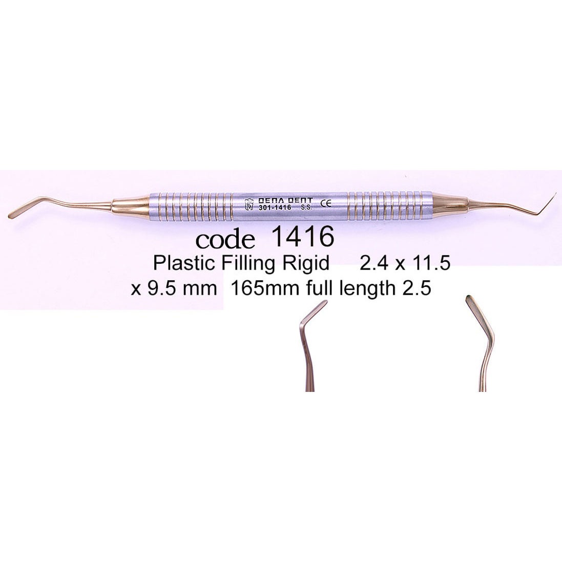 قلم کامپوزیت اسپاتول دهانی پهن- دناپویا
