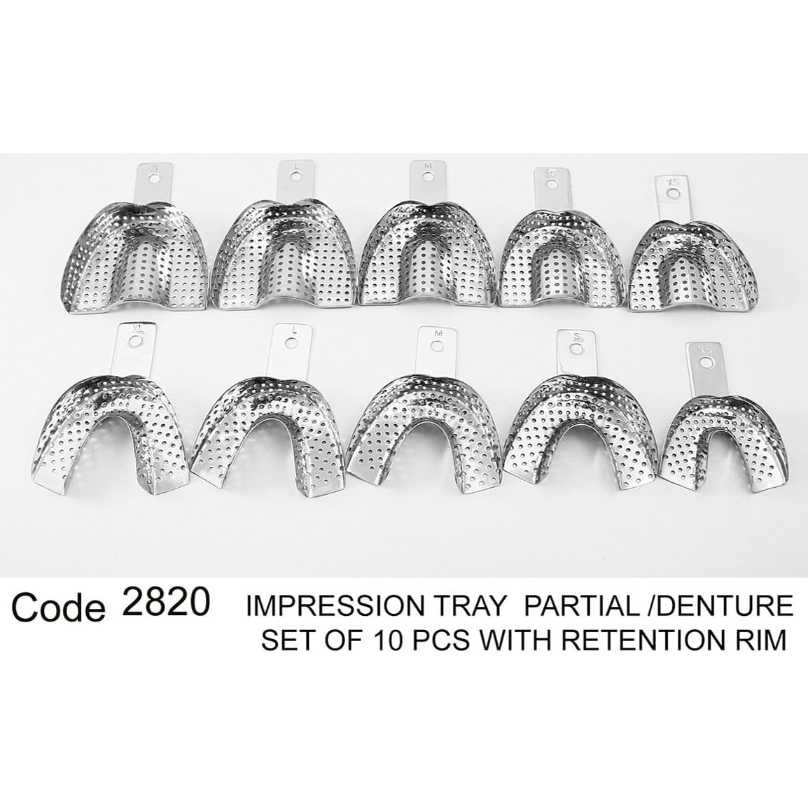 تری با دندانی ست 10 عددی لبه دار (D&P)