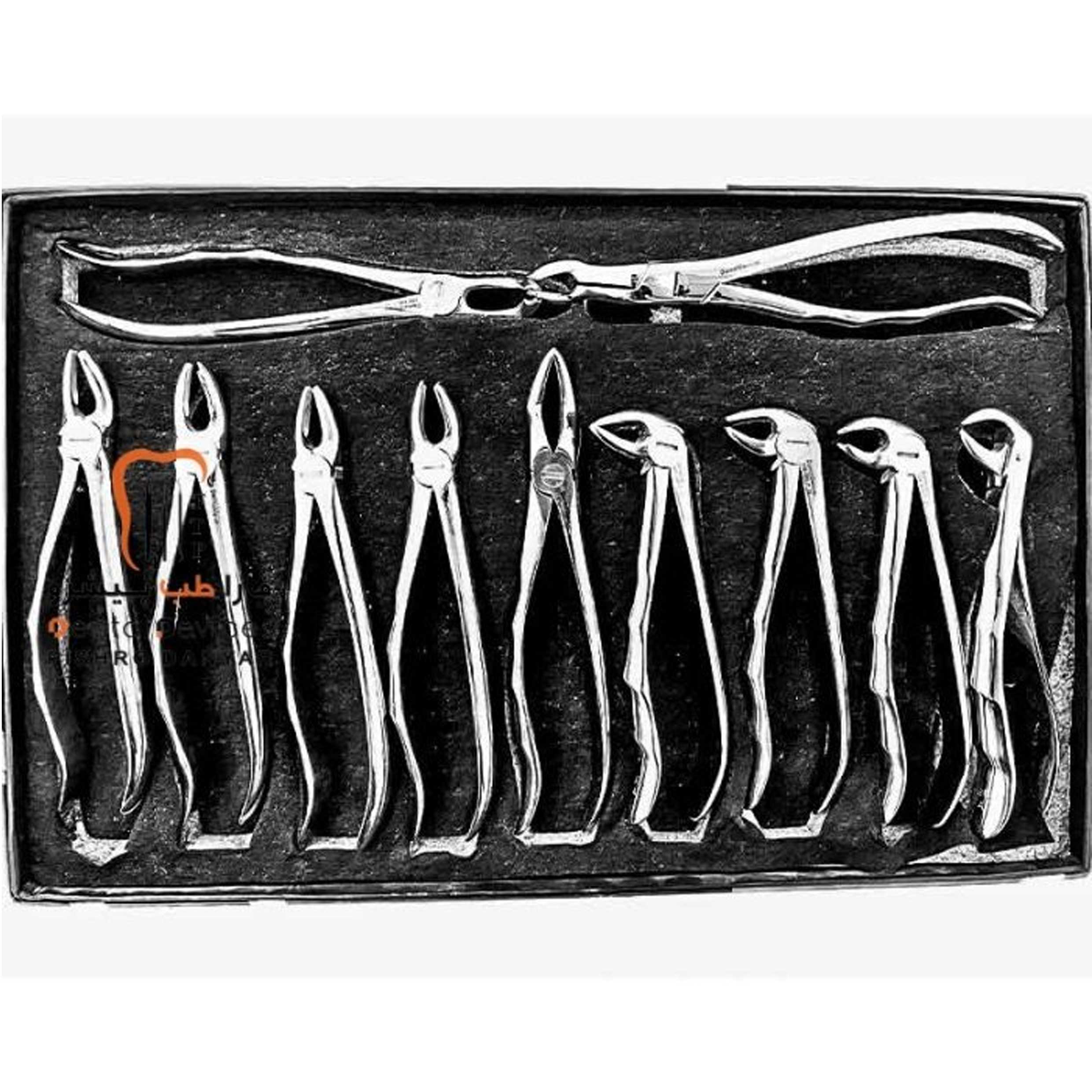 ست فورسپس آناتومیک 11 عددی فرانسوی (Dental Device)