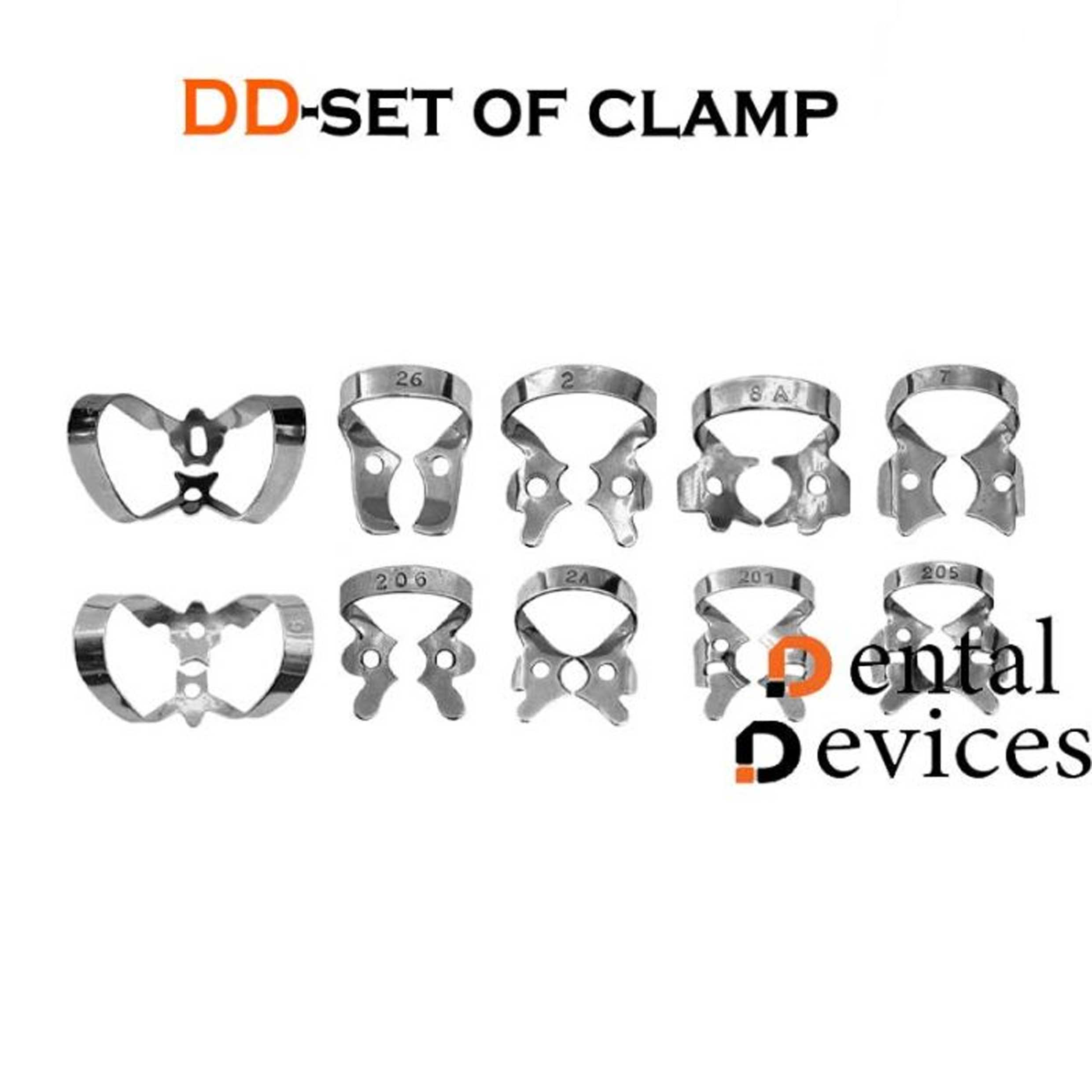 ست کلمپ 10 عددی- دنتال دیوایس