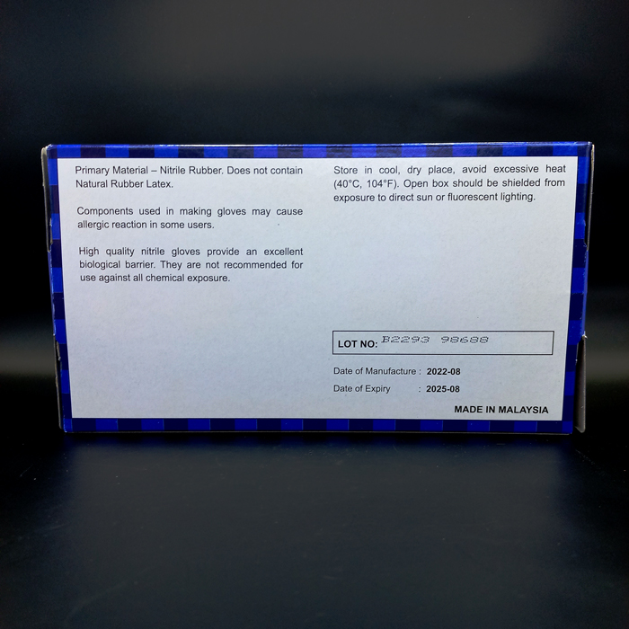 دستکش نیتریل آبی مکس پروتکت - 5