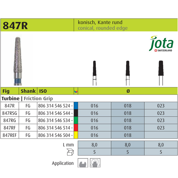 فرز الماسی توربین مخروطی لبه گرد-8 - 2