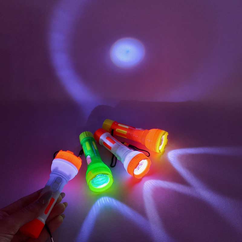 چراغ قوه گرد بزرگ رنگی