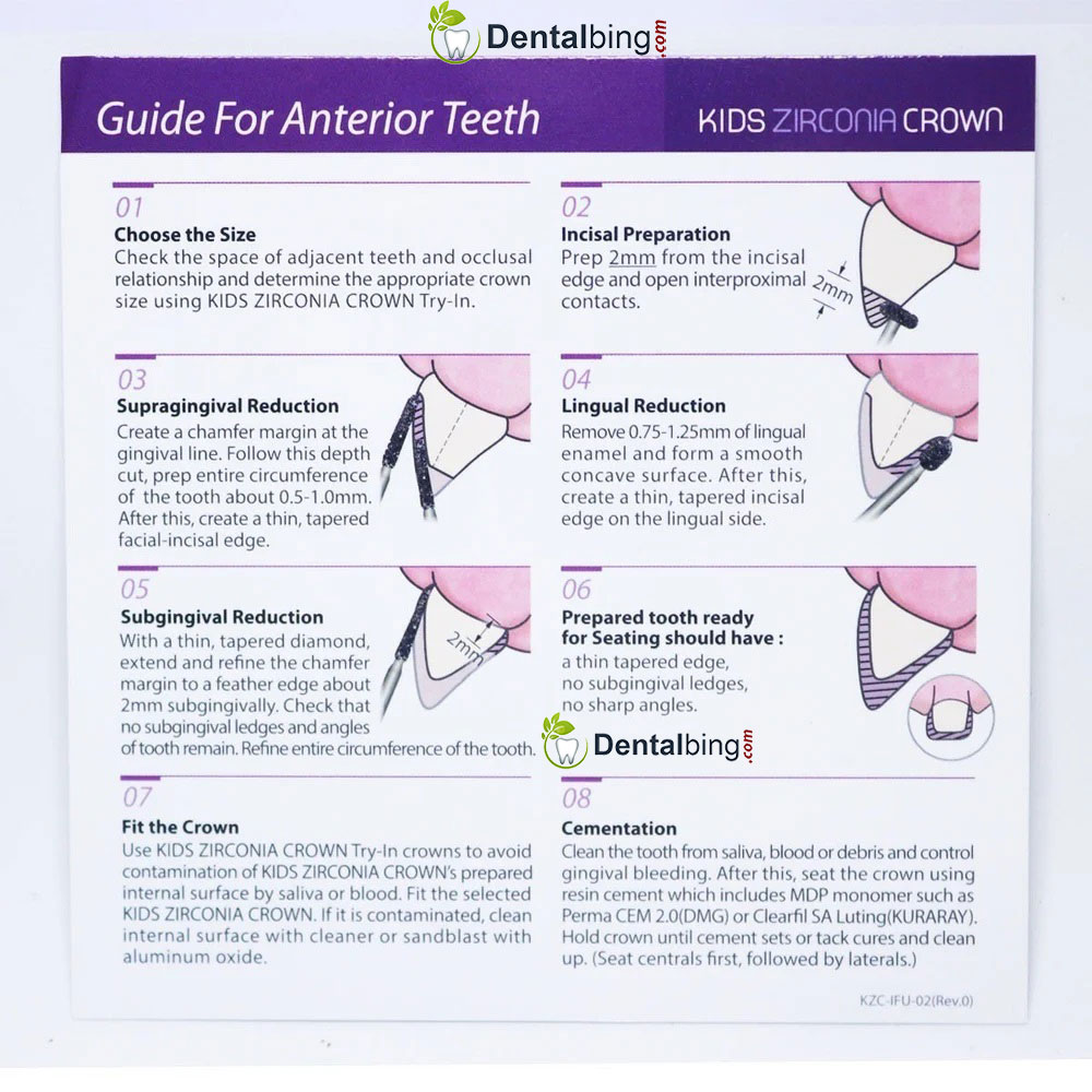 روکش زیرکونیا دندان شیری کره ای - 5