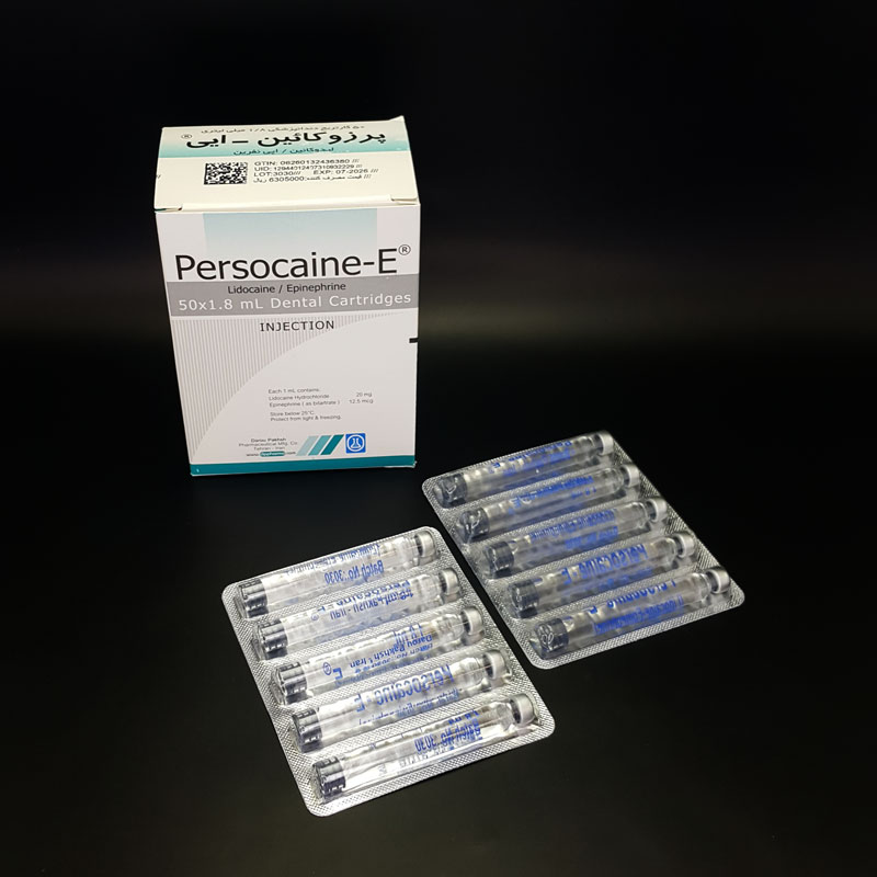 کارپول بیحسی تزریقی لیدوکائین  2% D