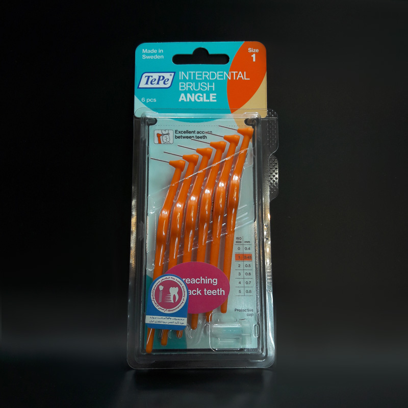 برس بین دندانی زاویه دار با دسته TEPE