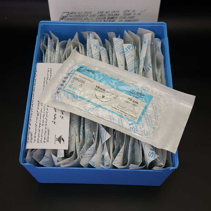 نخ بخیه سیلک غیر جذبی سوپا Supasil - 4