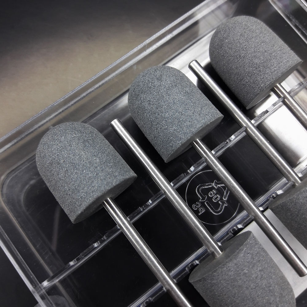 مولت پرداخت آکریل هندپیس مخروطی با انتهای گنبدی خاکستری - 9573M - جوتا - 3