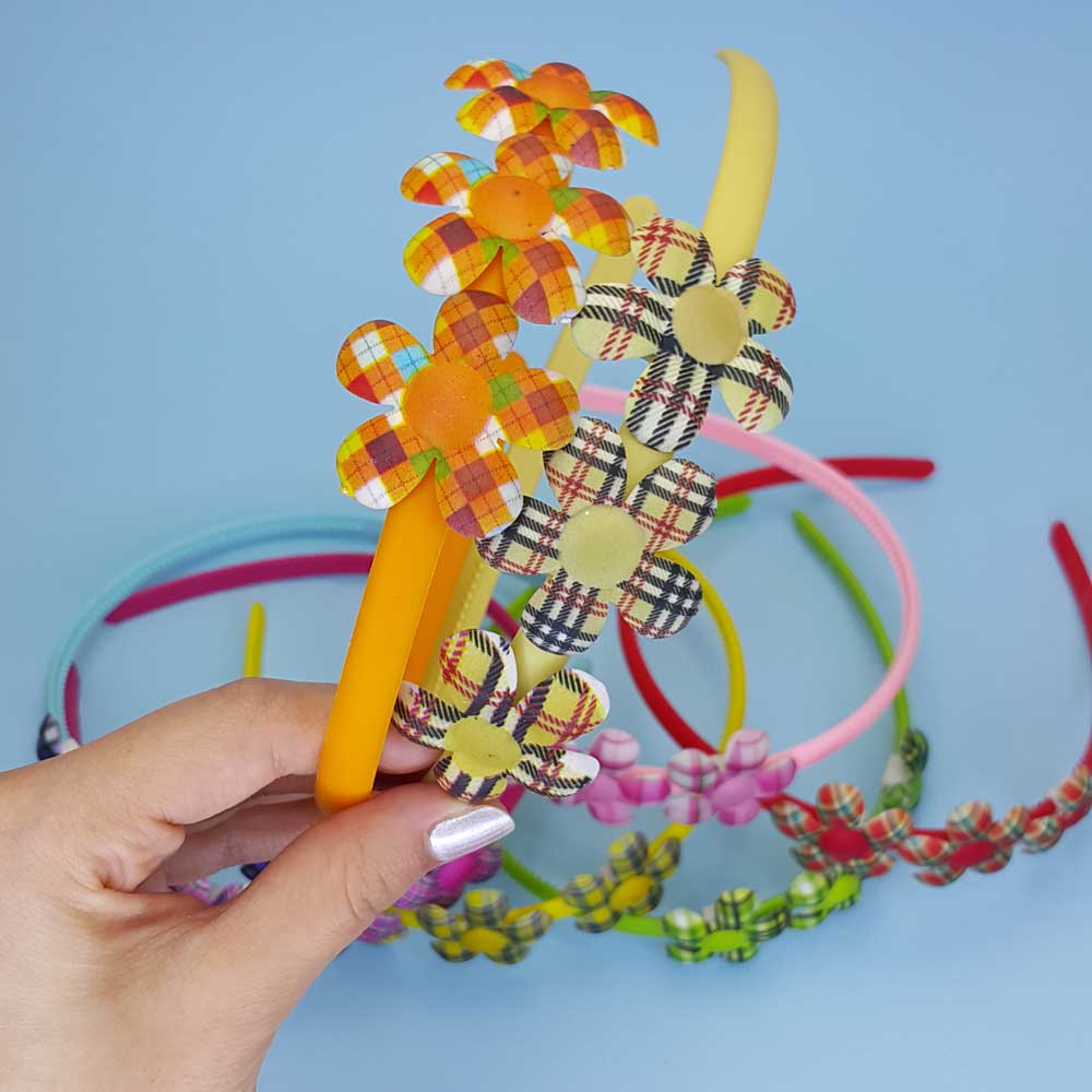 تل مو گل دار شمعی