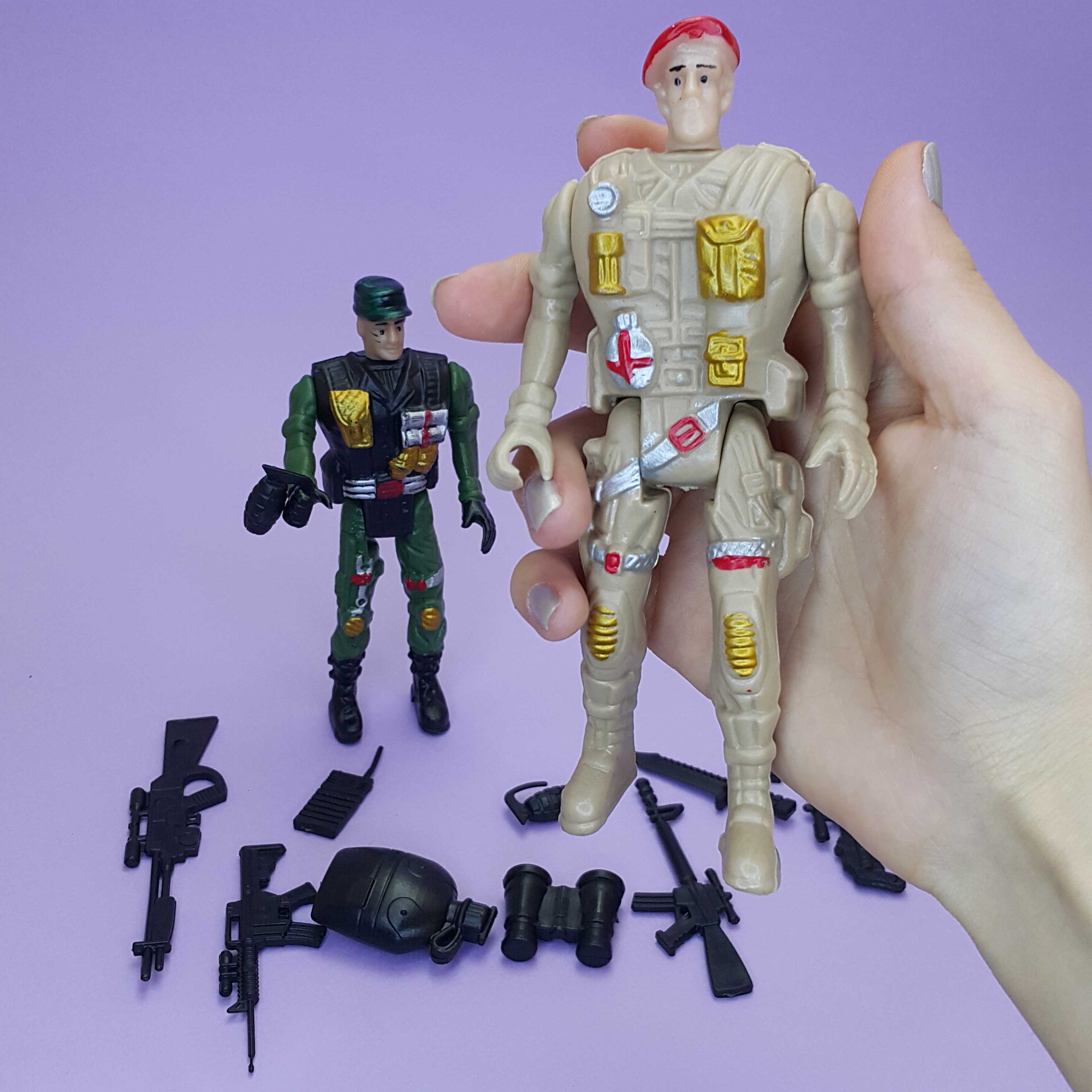 سربازان خلیج فارس-2سرباز با ادوات - 2