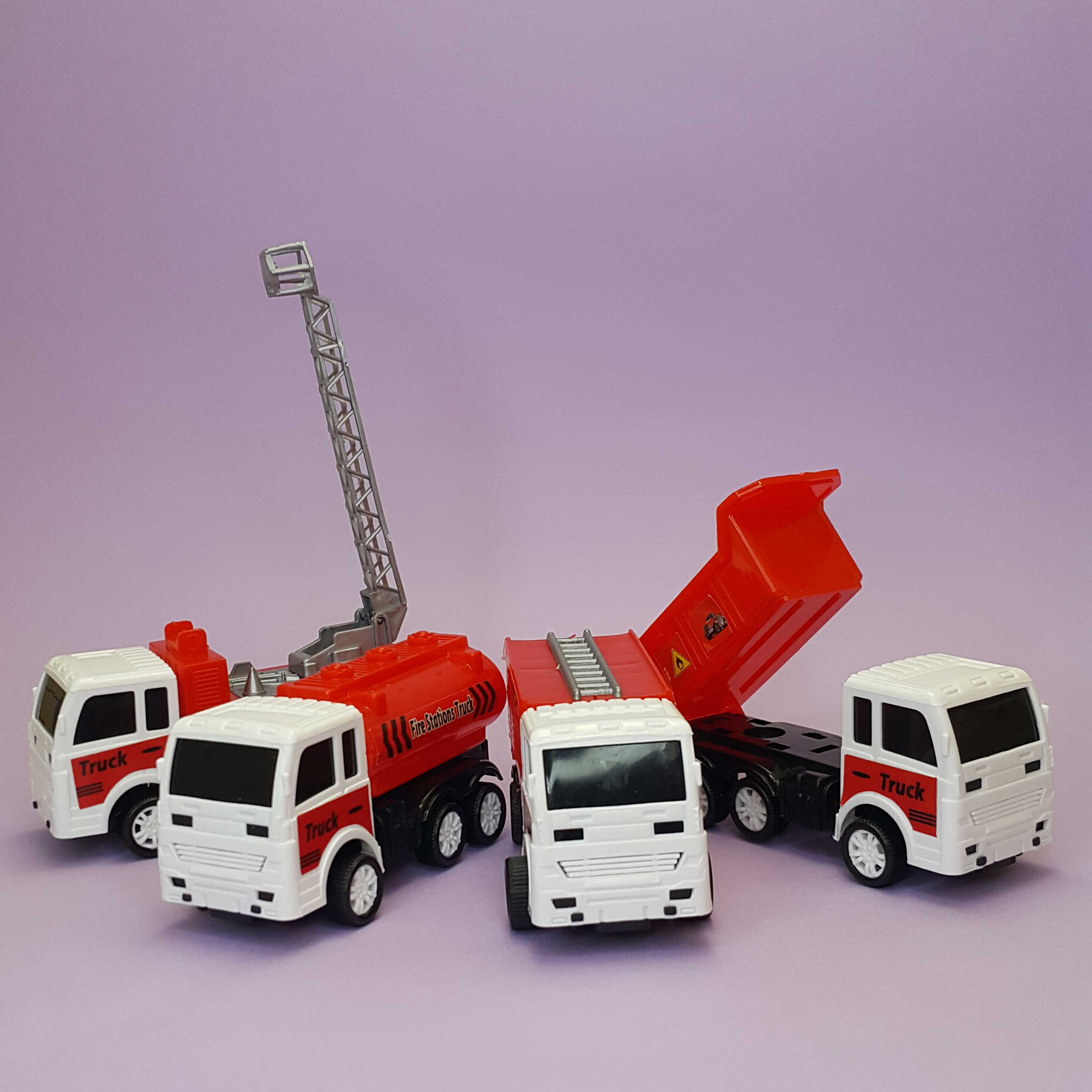 پک ماشین آتشنشانی 4عددی مینی