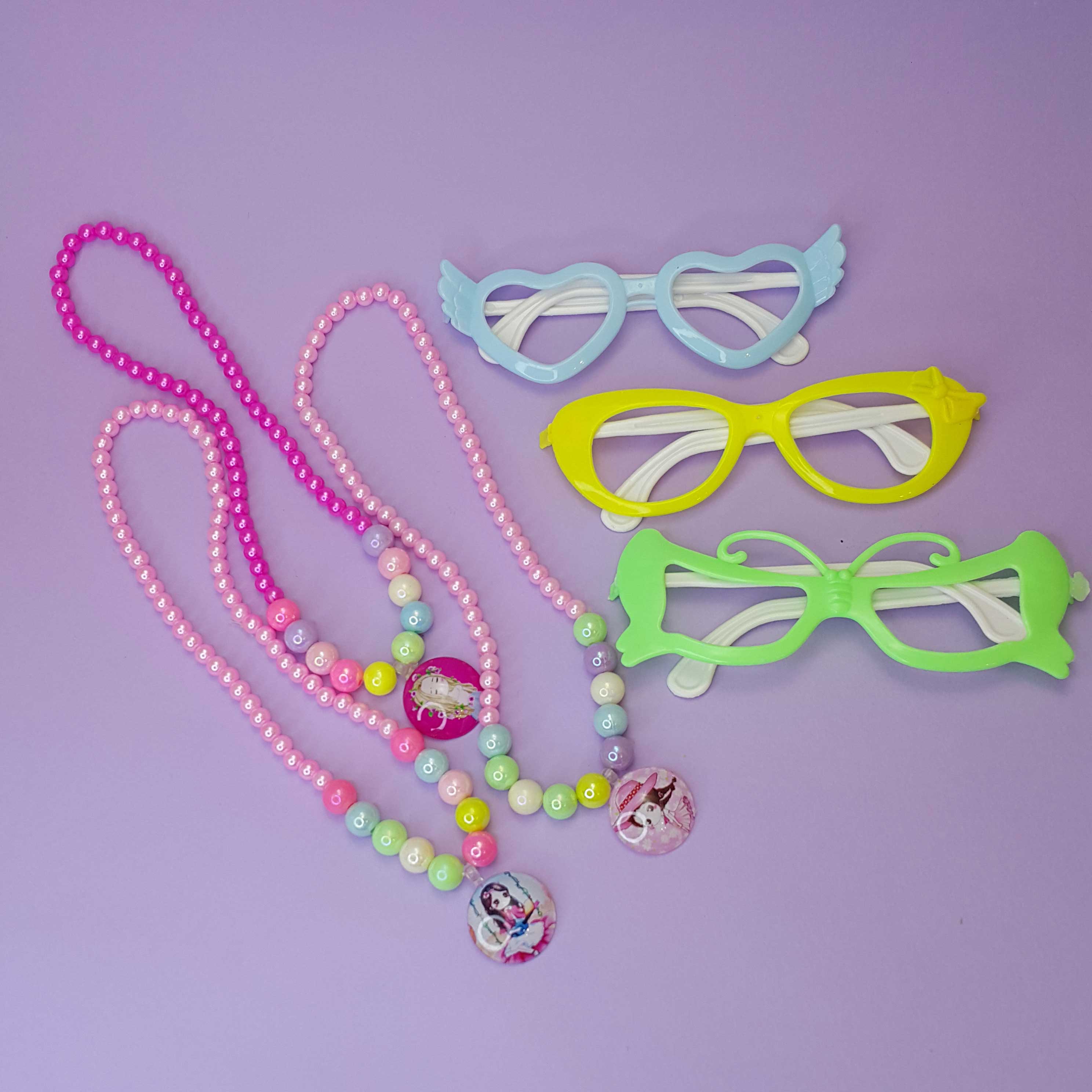 ست گردنبند مرواریدی و اکسسوری طرح جور