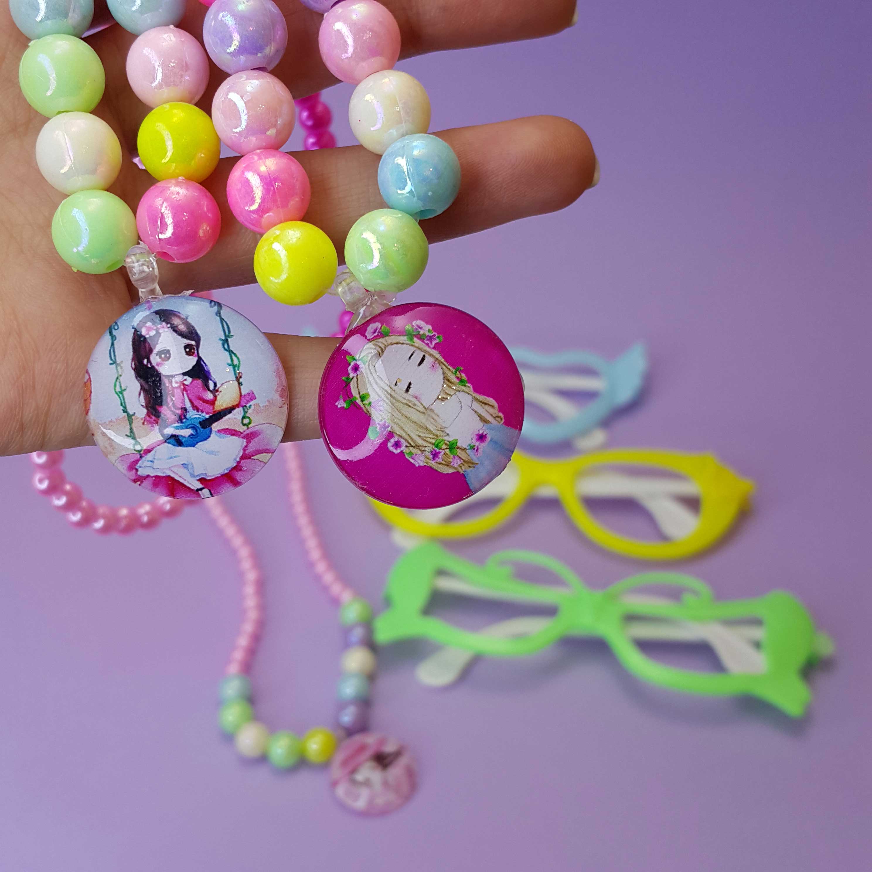 ست گردنبند مرواریدی و اکسسوری طرح جور - 2