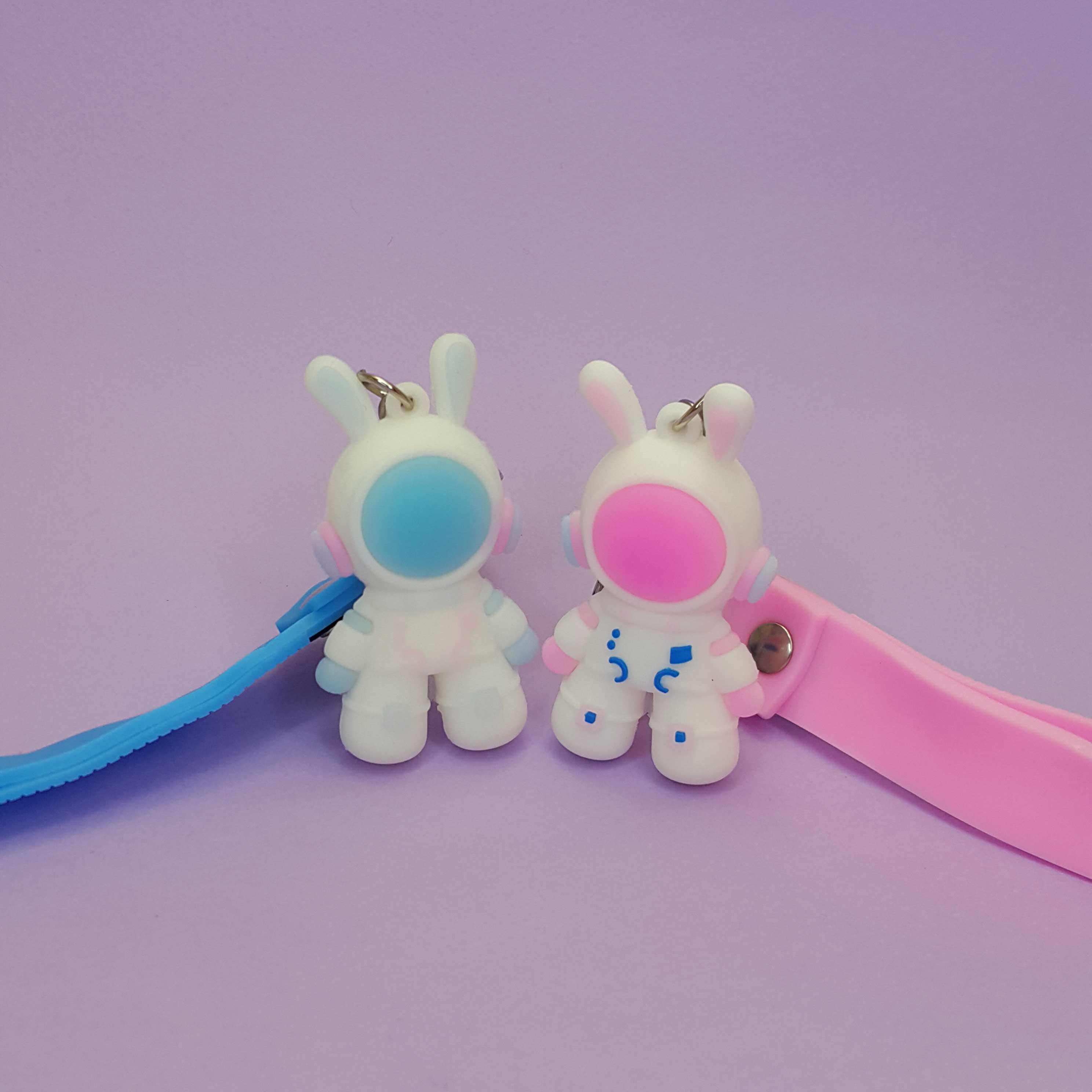 جاکلیدی سیلیکونی خرگوش فضانورد طرح جور - 2