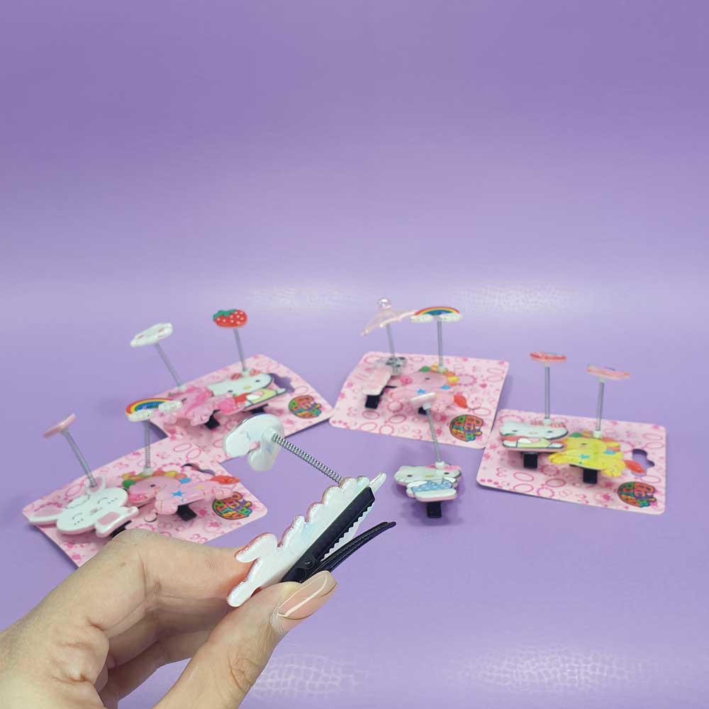 گیره پیکسل دار فنری🦄(2عددی) - 4