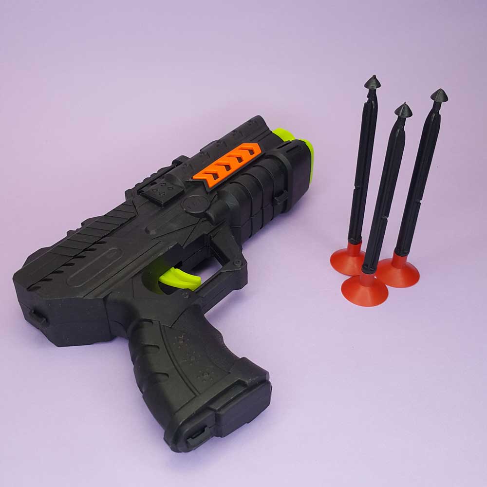 تفنگ چسبونک مشکی - 3