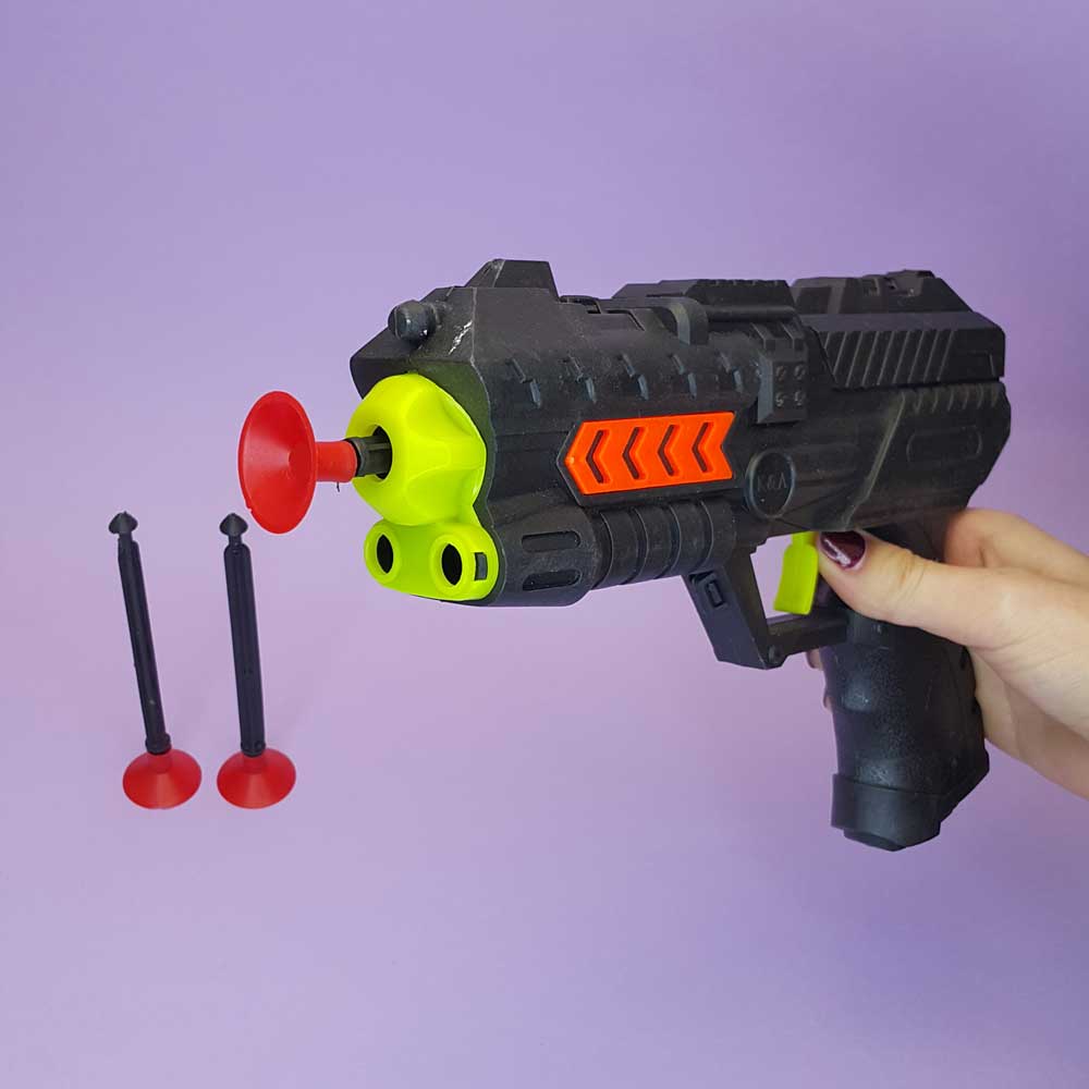 تفنگ چسبونک مشکی - 5