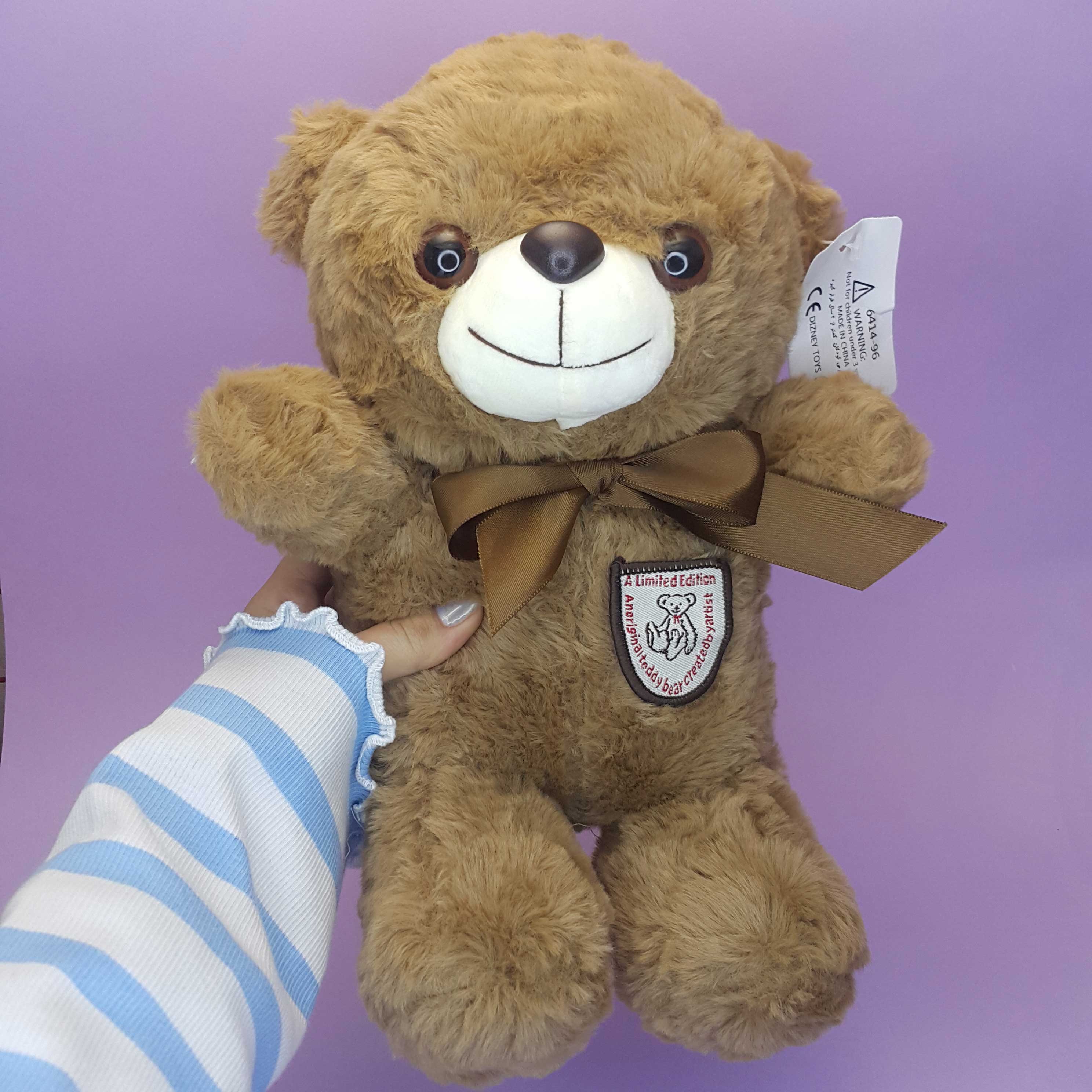 عروسک خرسی پاپیون دار - 2