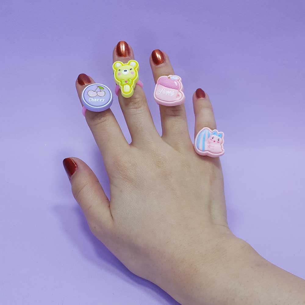 انگشتر پاستلی پیکسل دار - 3