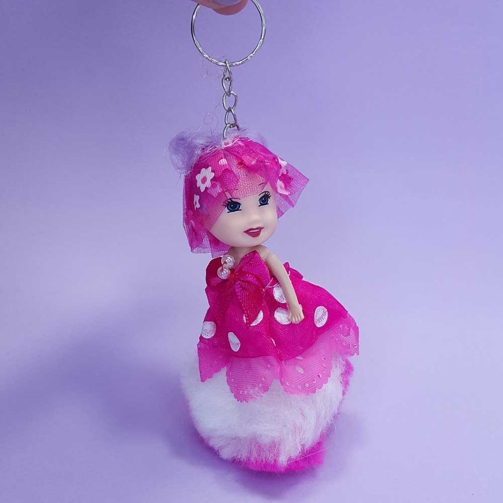 جاکلیدی عروسک لباس توری