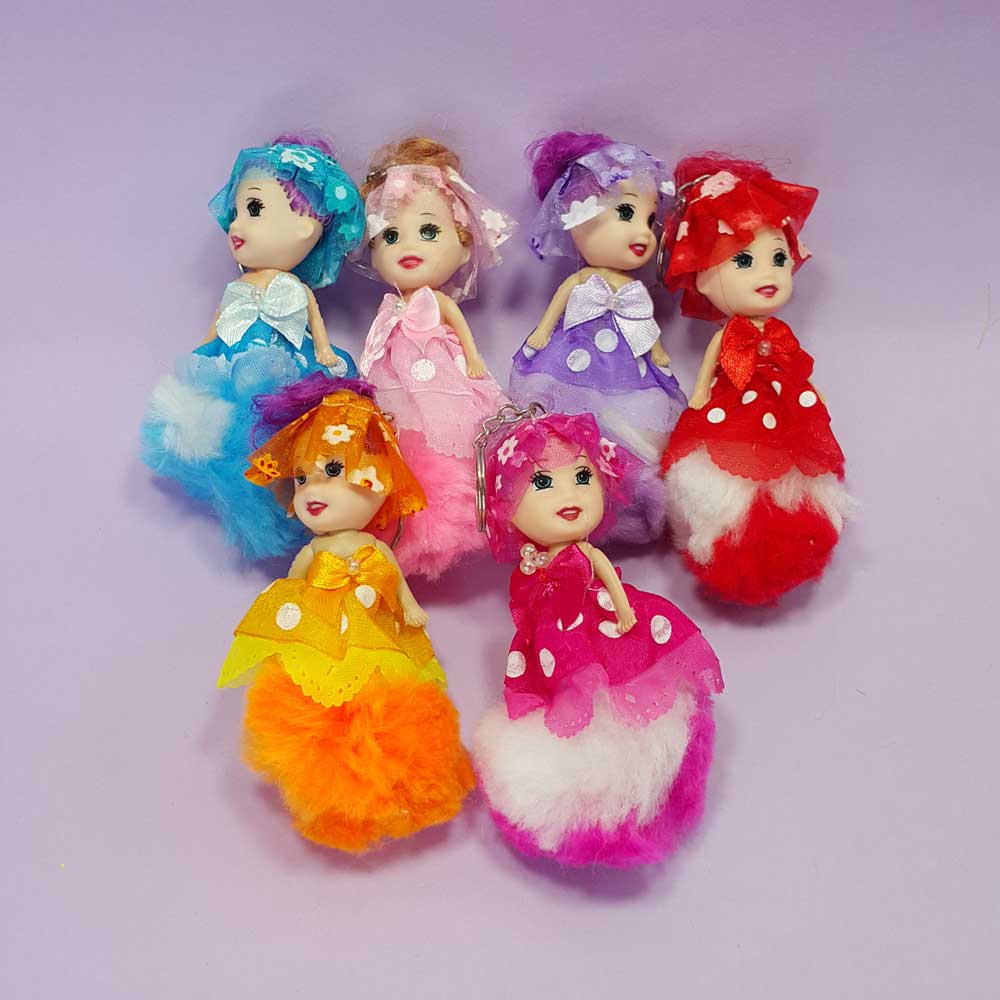 جاکلیدی عروسک لباس توری - 2