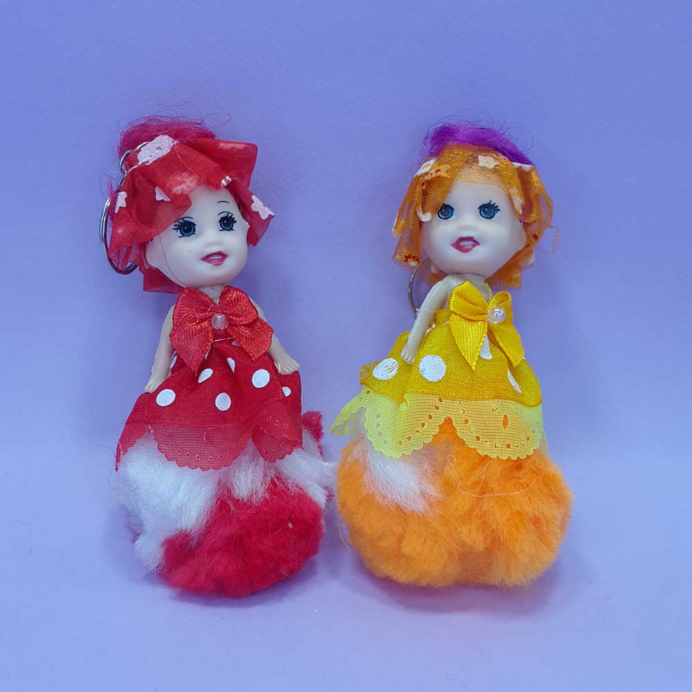 جاکلیدی عروسک لباس توری - 4