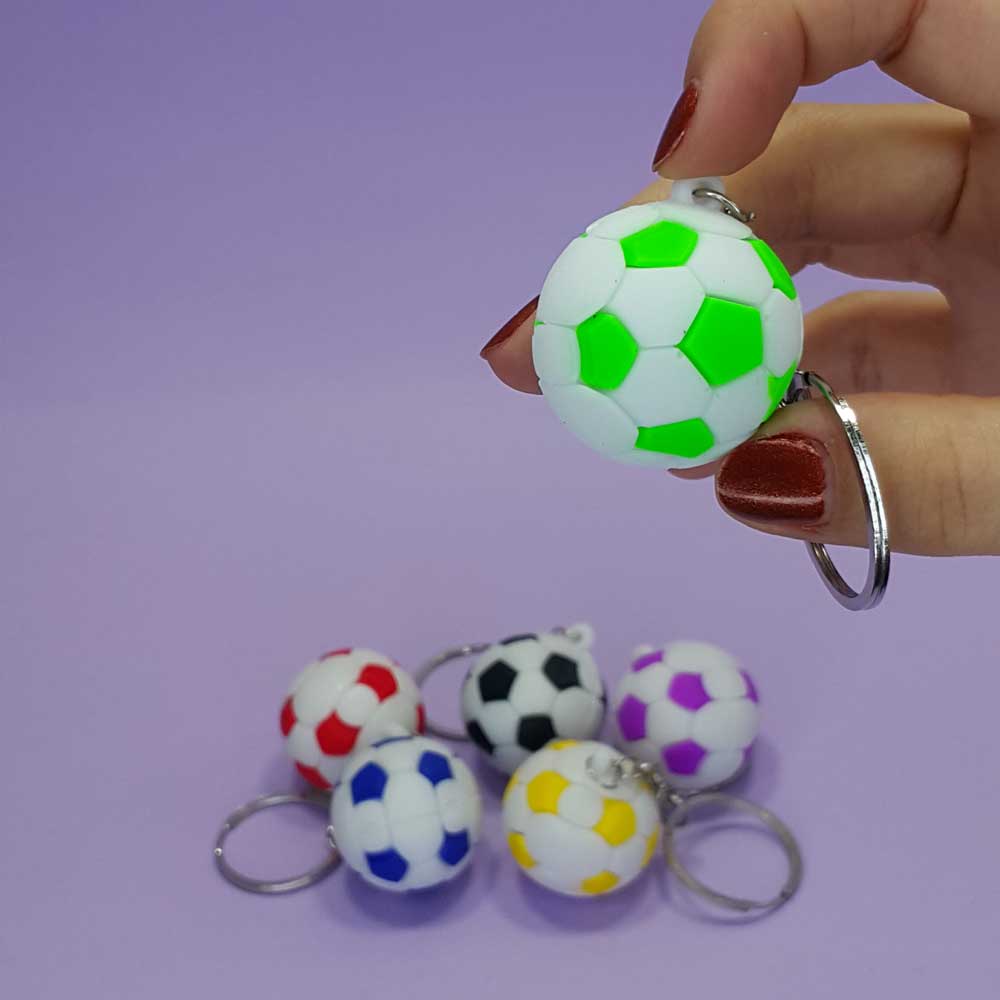 جاکلیدی سیلیکونی توپ فوتبال کارتی - 3