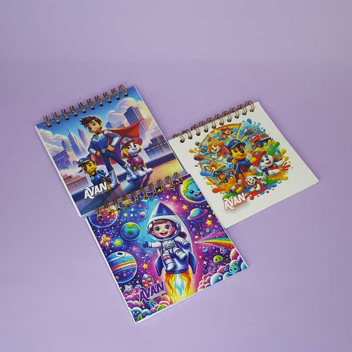 دفترچه فانتزی سیمی کوچک آوان - 5