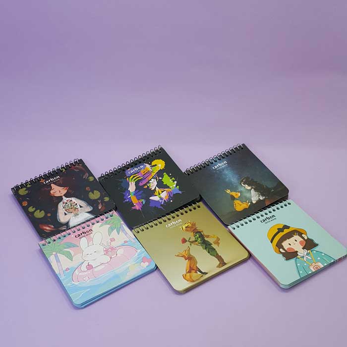 دفترچه سیمی کوچک کربن - 5