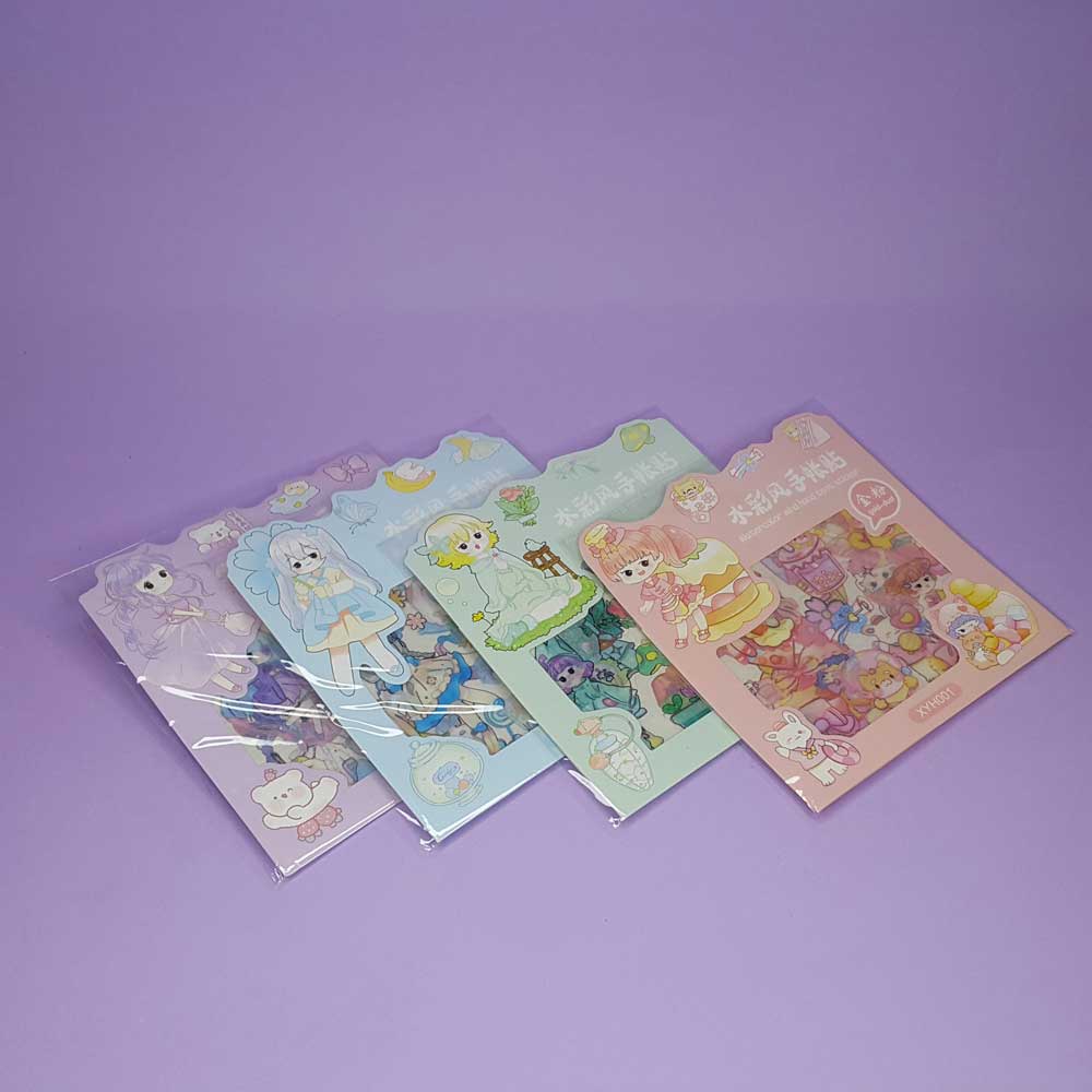 استیکر شفاف انیمه 3 ورقی - 2