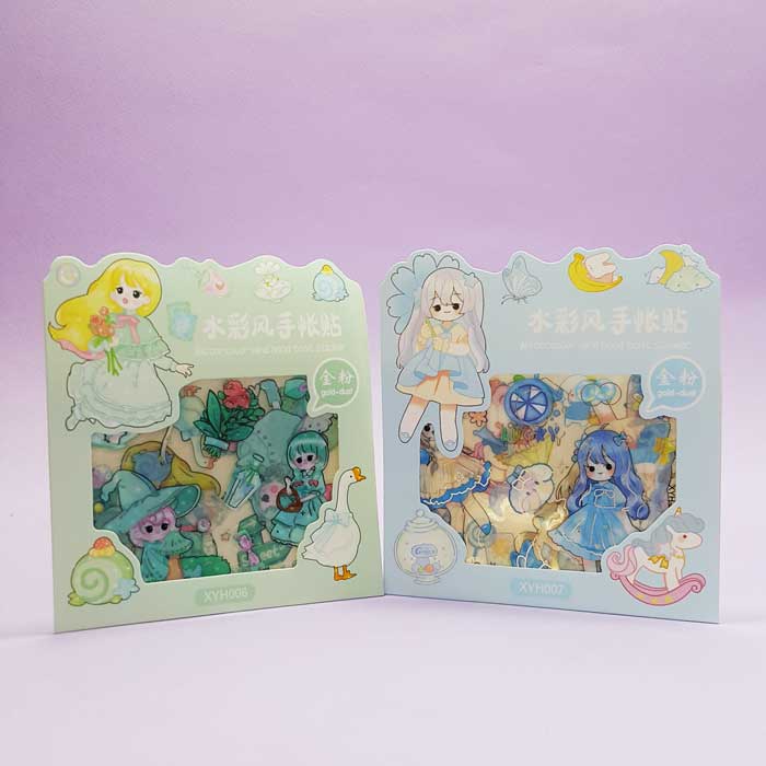 استیکر شفاف انیمه 3 ورقی - 4