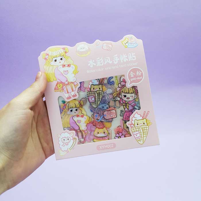 استیکر شفاف انیمه 3 ورقی - 5