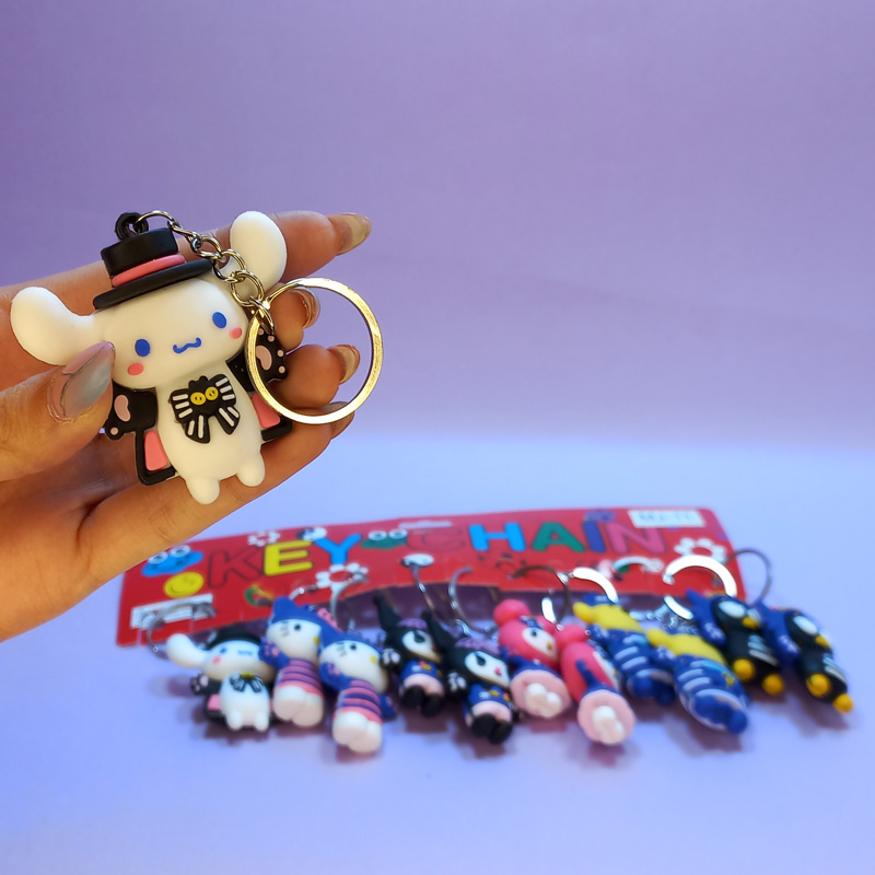 جاکلیدی سیلیکونی کارتی سانریو - 5