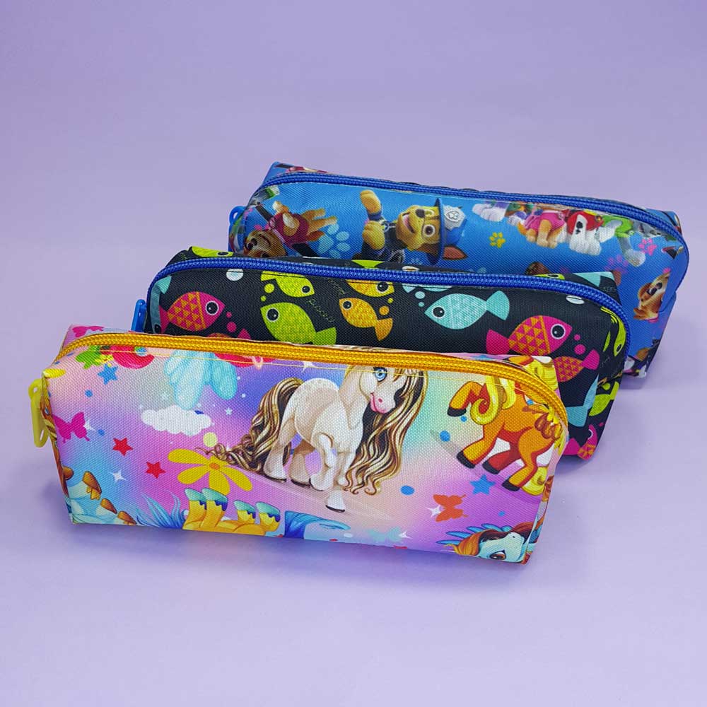 جامدادی تک زیپ کارتونی طرح جور