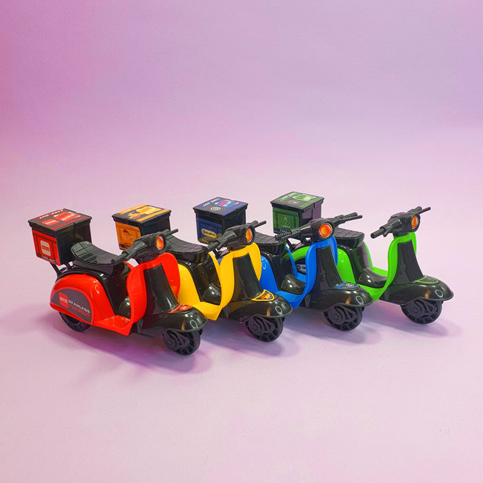 موتور وسپا باکس دار عقب کش