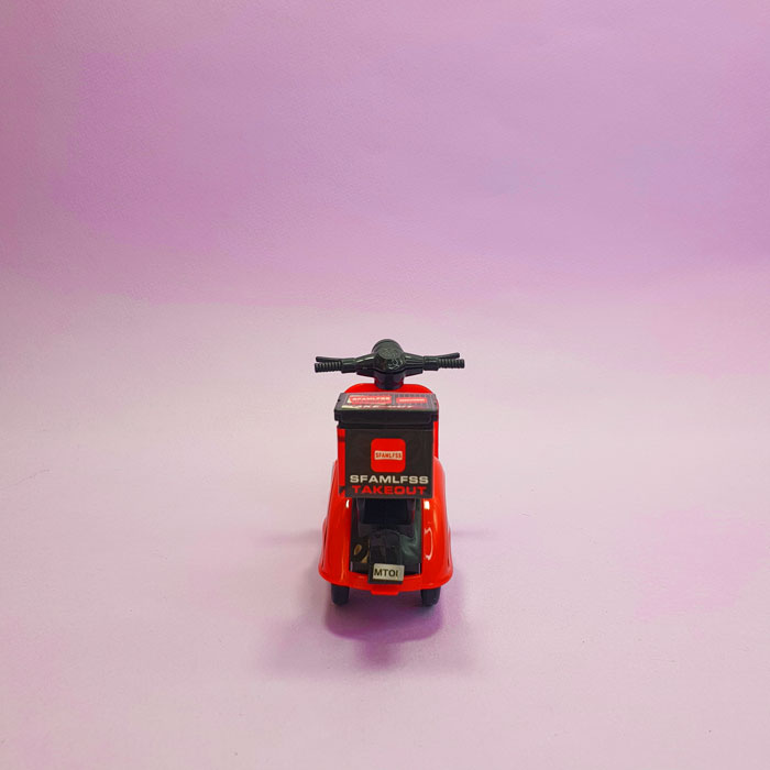 موتور وسپا باکس دار عقب کش - 5