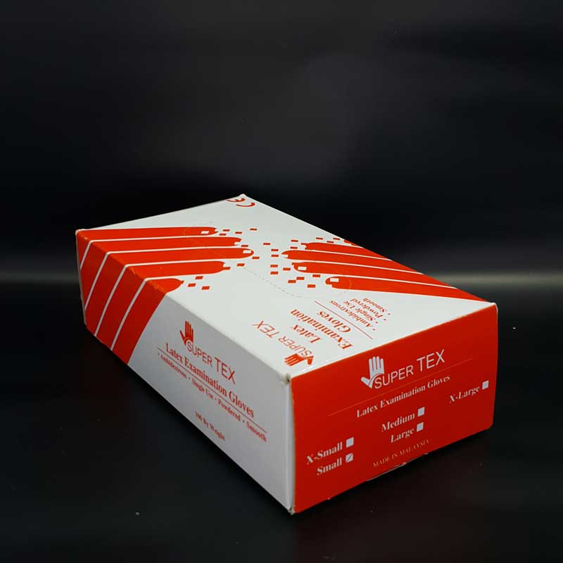 دستکش لاتکس پودری معاینه سوپرتکس - 4