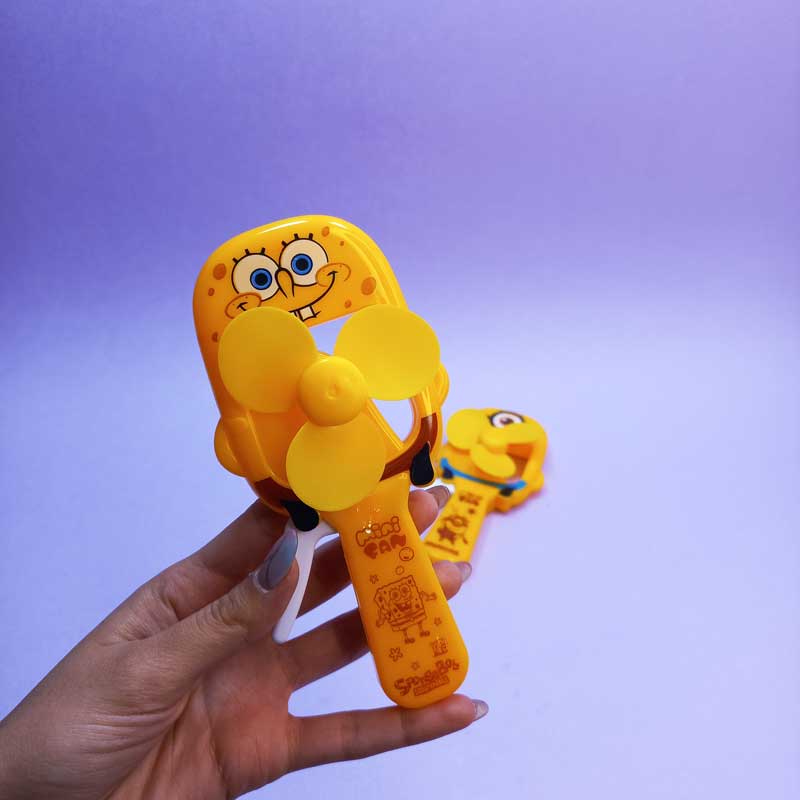 پنکه دستی مینیون و باب اسفنجی طرح جور