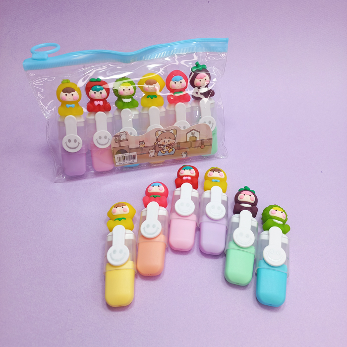 ماژیک فسفری دختر میوه ای 6 عددی - 2