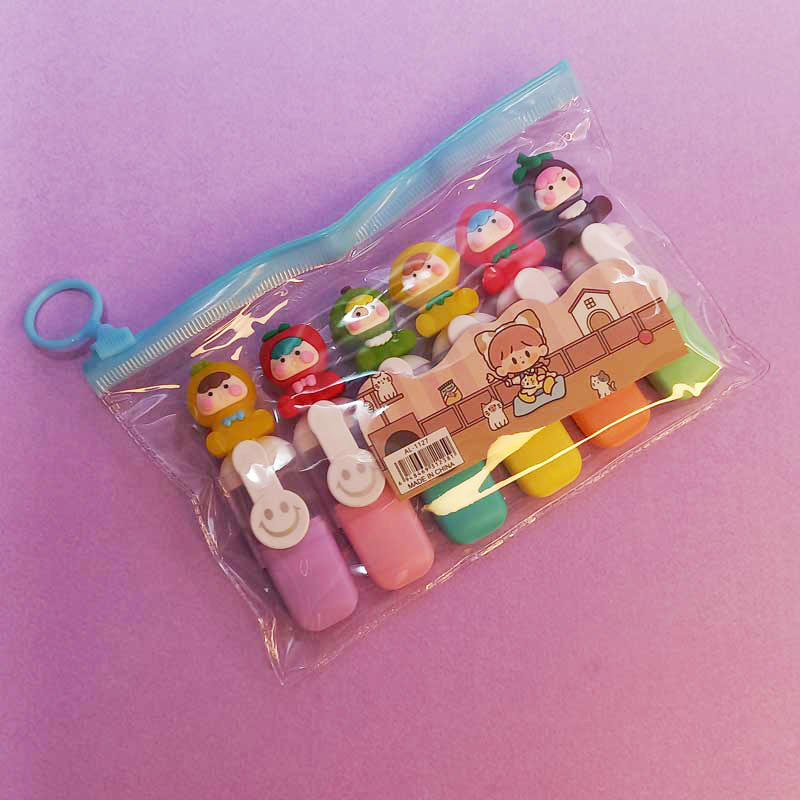 ماژیک فسفری دختر میوه ای 6 عددی - 4