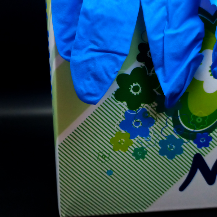 دستکش نیتریل آبی Liberton - 5