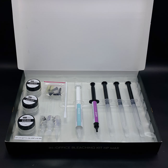 کیت بلیچینگ مطب سه بیمار 44% White Sense