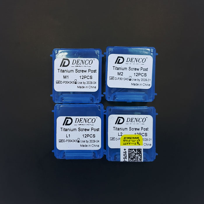 پین داخل کانال تیتانیوم دنکو DENCO Screw Post Titanium - 2