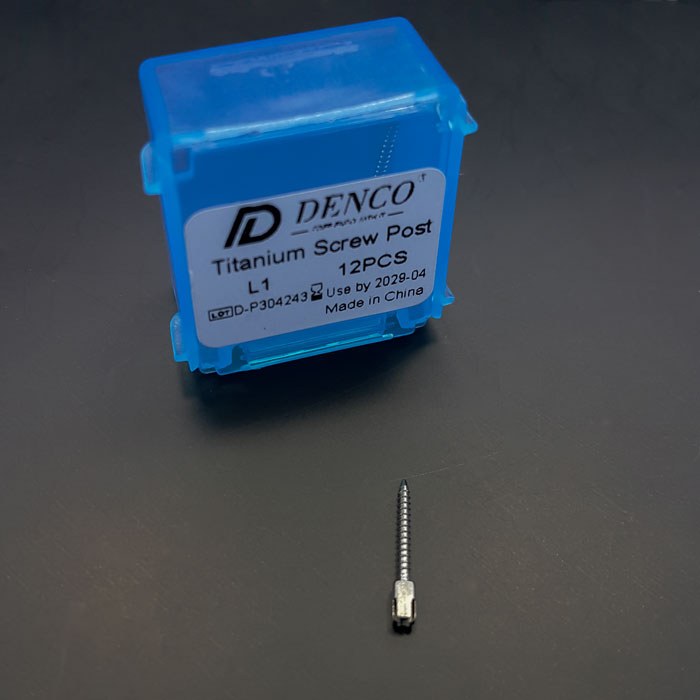 پین داخل کانال تیتانیوم دنکو DENCO Screw Post Titanium - 3